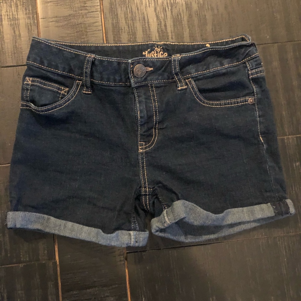 Justice Jean Shorts size 14